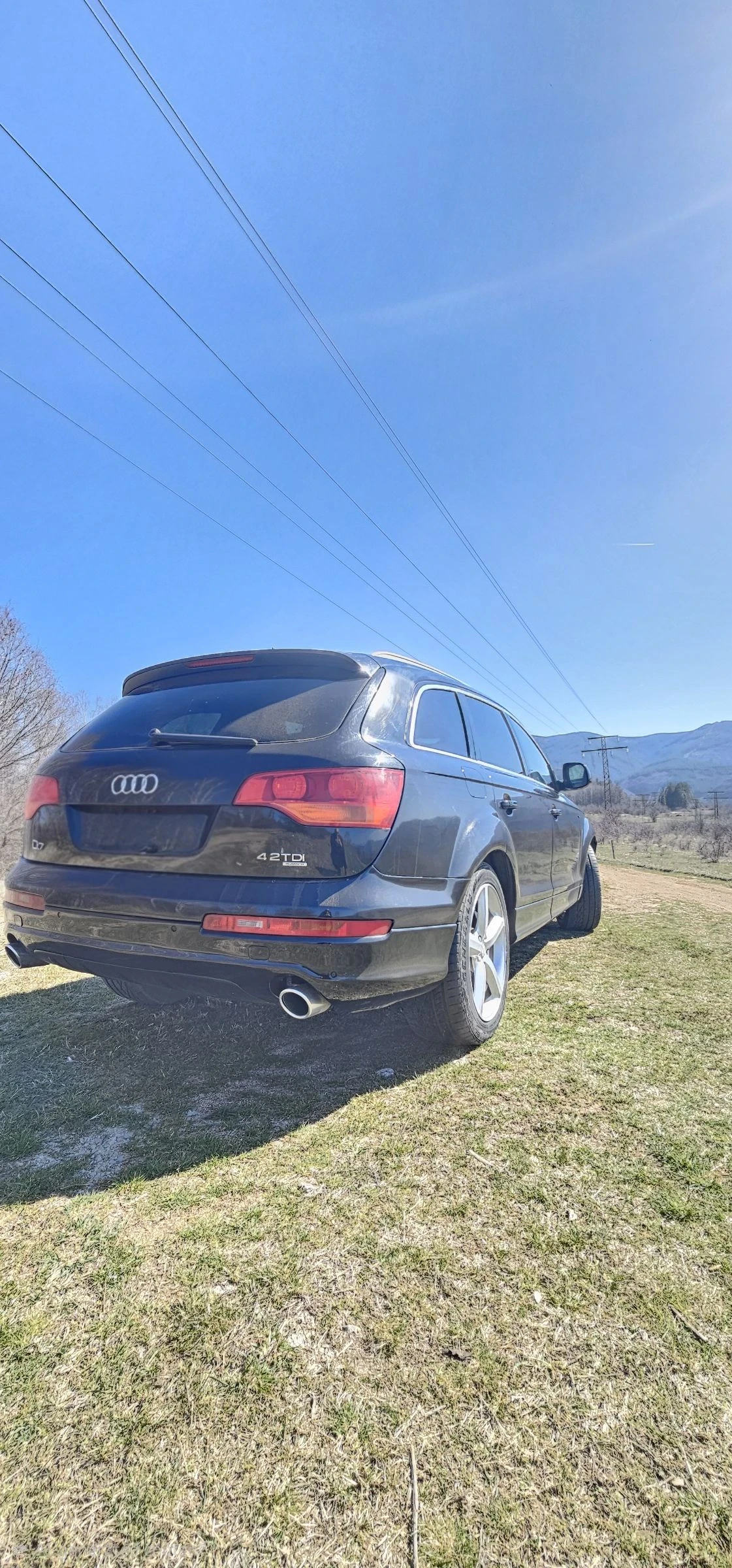 Audi Q7 4.2 TDI S-line 7 Места/Панорама/Теглич, снимка 5 - Автомобили и джипове - 52417320