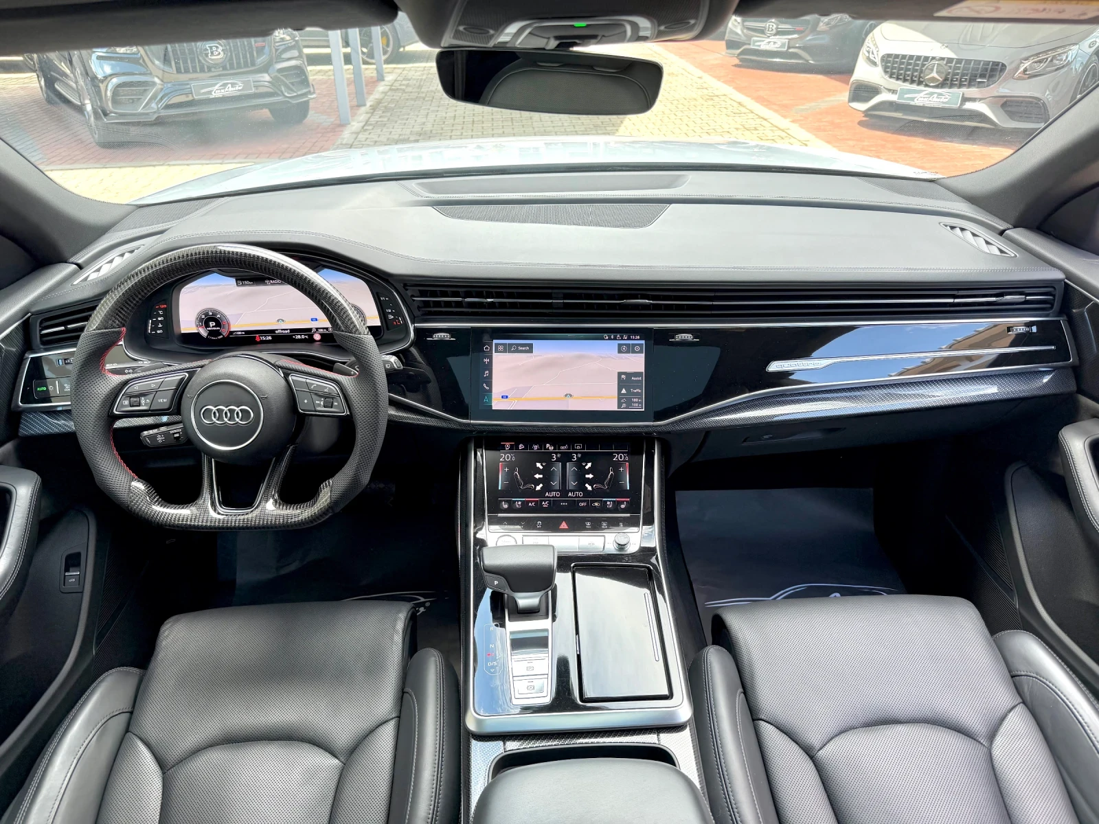 Audi Q8 50TDI#RS PACK#MATRIX#ОБДУХ#PANORAMA#B&O#CARBON, снимка 8 - Автомобили и джипове - 54572003