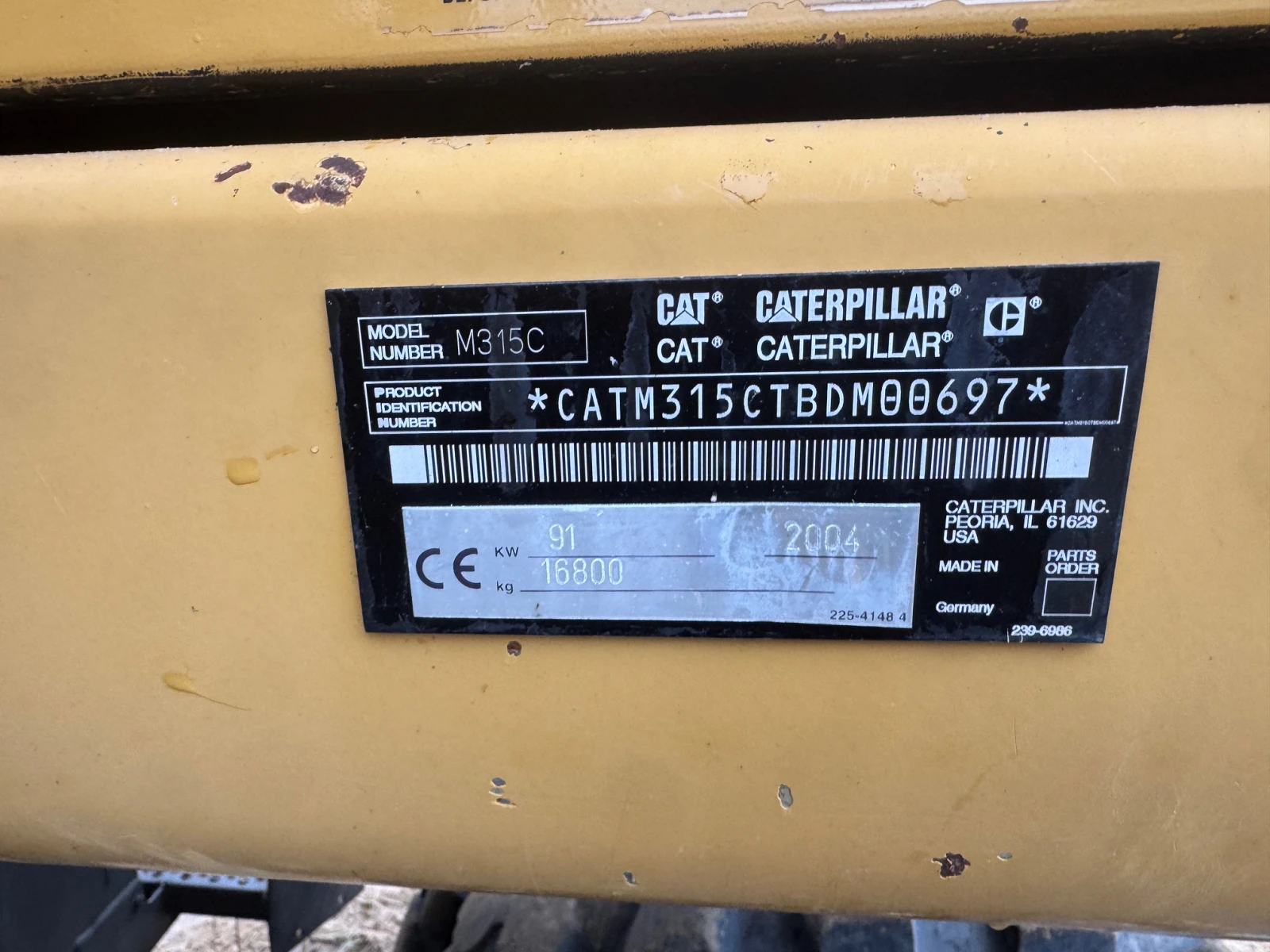 Багер Cat М 315 С - изображение 8