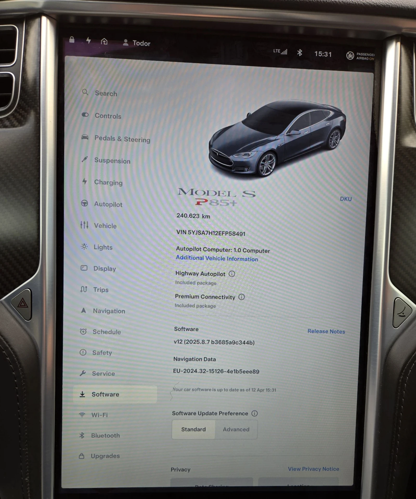 Tesla Model S P85+  Performance   Free Supercharg | Mobile.bg   11