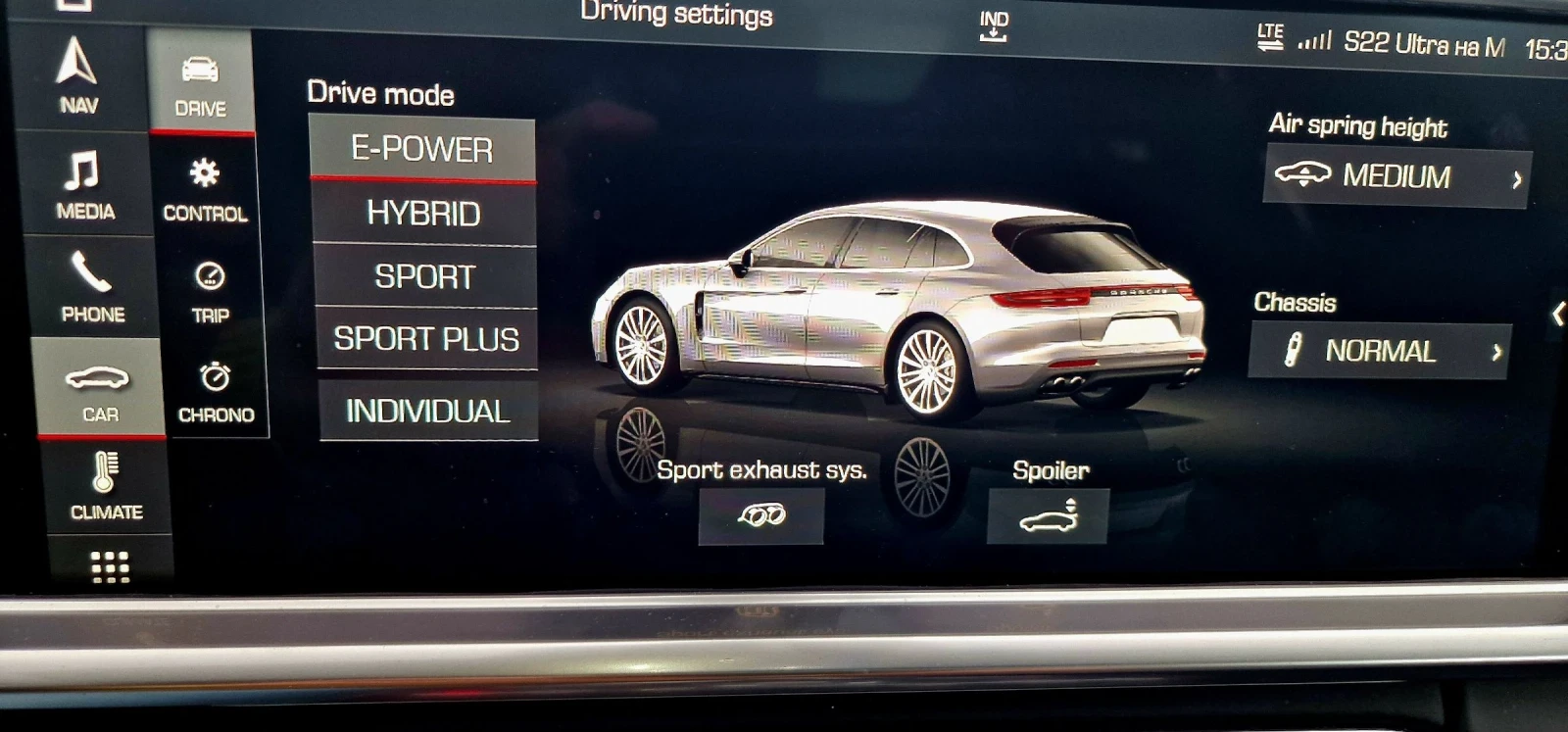 Porsche Panamera Sport turismo 4 plugin hybrid 463к.с, снимка 12 - Автомобили и джипове - 53729073