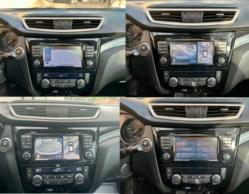 Nissan Qashqai 1.5dCi Tekna 360 Панорама Навигация Подгрев Keyles, снимка 12 - Автомобили и джипове - 51932115