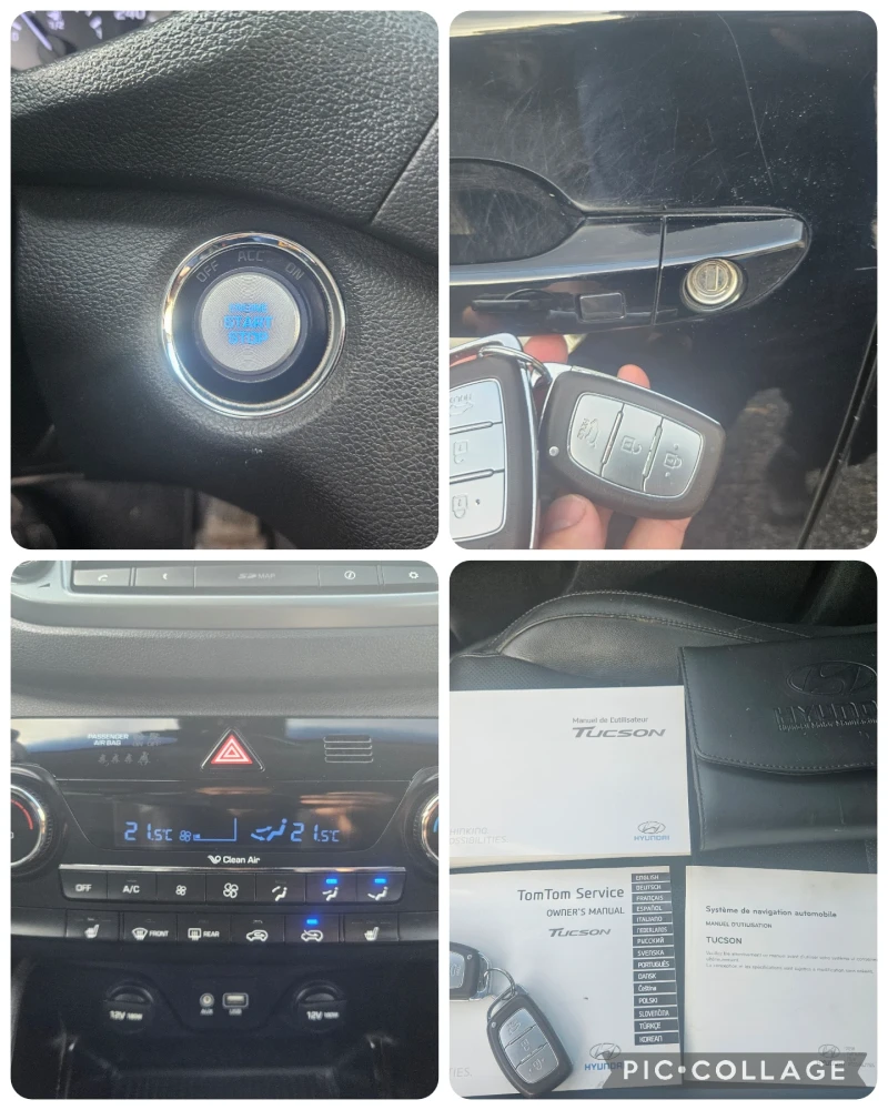 Hyundai Tucson 1.7CDTI Full Extri, снимка 13 - Автомобили и джипове - 52280902