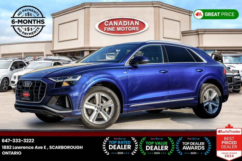 Audi Q8 CARFAX* АВТОФИНАНСИРАНЕ* БЕЗ ПЪРВОНАЧАЛНА ВНОСКА* 
