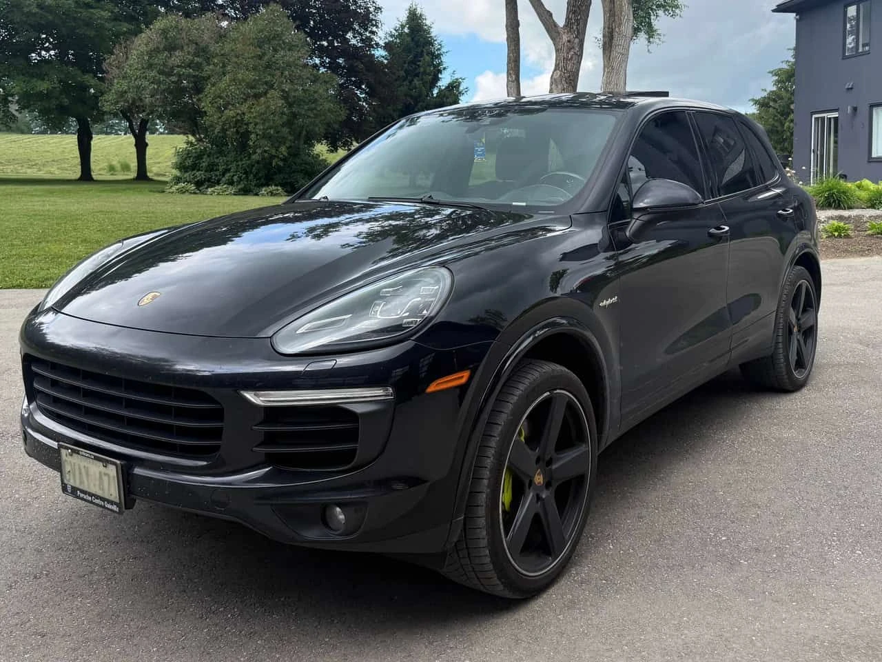 Porsche Cayenne * S E HYBRID * ОБДУХВАНЕ* ПАНОРАМА* КАМЕРА* 