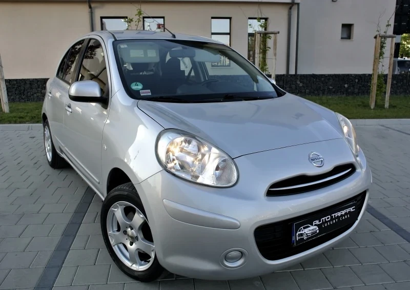 Nissan Micra 1.2i* РЕГИСТРИРАН* КЛИМАТРОНИК* АВТОПИЛОТ* ЕВРО 5, снимка 2 - Автомобили и джипове - 55898483