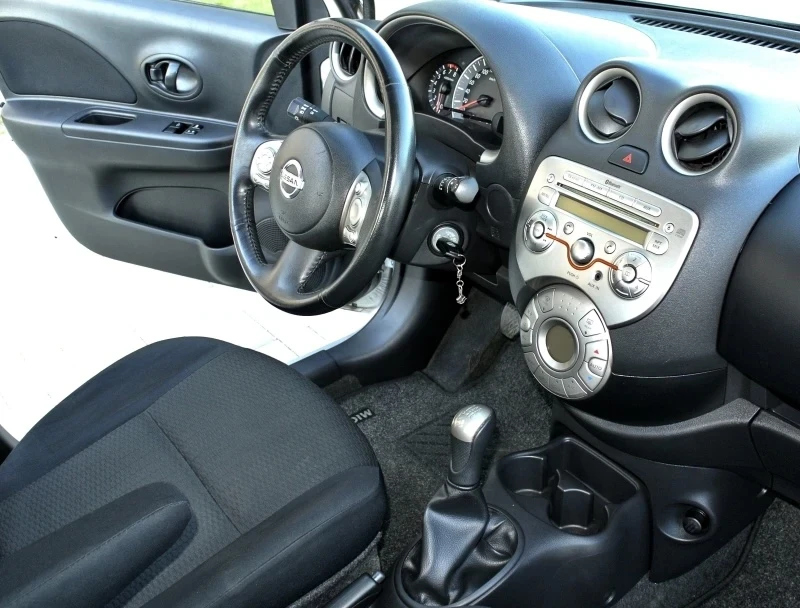 Nissan Micra 1.2i* РЕГИСТРИРАН* КЛИМАТРОНИК* АВТОПИЛОТ* ЕВРО 5, снимка 11 - Автомобили и джипове - 55898483