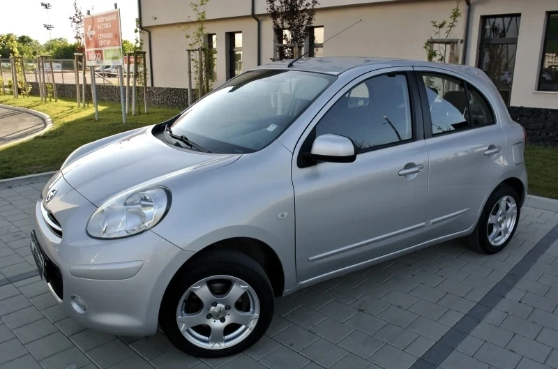 Nissan Micra 1.2i* РЕГИСТРИРАН* КЛИМАТРОНИК* АВТОПИЛОТ* ЕВРО 5, снимка 6 - Автомобили и джипове - 55898483