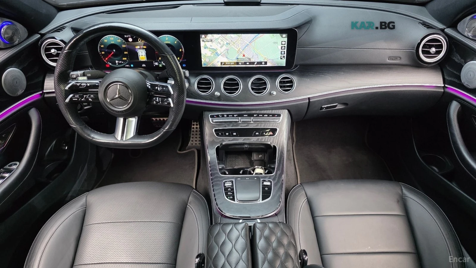 Mercedes-Benz E 220 4MATIC* AMG* ПОДГРЕВ* ОБДУХВАНЕ* ПАНО* 360* HUD* , снимка 7 - Автомобили и джипове - 56008136