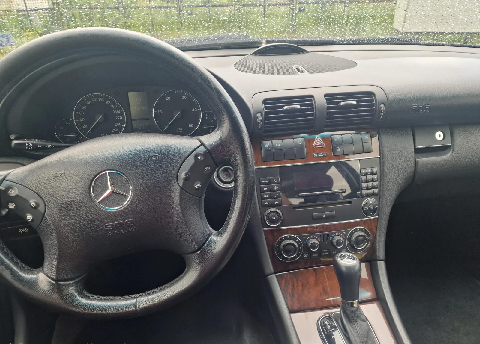 Mercedes-Benz C 200 Om646 122к автоматик , снимка 10 - Автомобили и джипове - 54581010