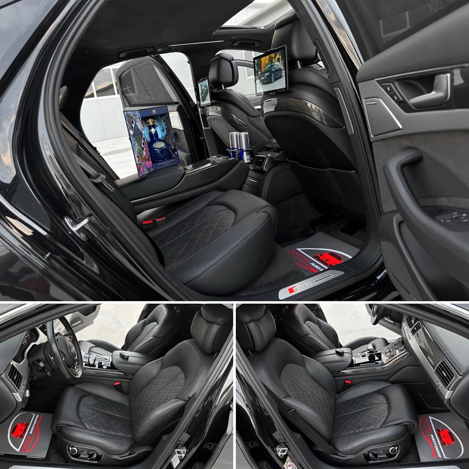 Audi S8 4.0 V8/ 3xTV/ FULL LED/ CARBON/ ALCANTARA/ 8ZF, снимка 7 - Автомобили и джипове - 54766398