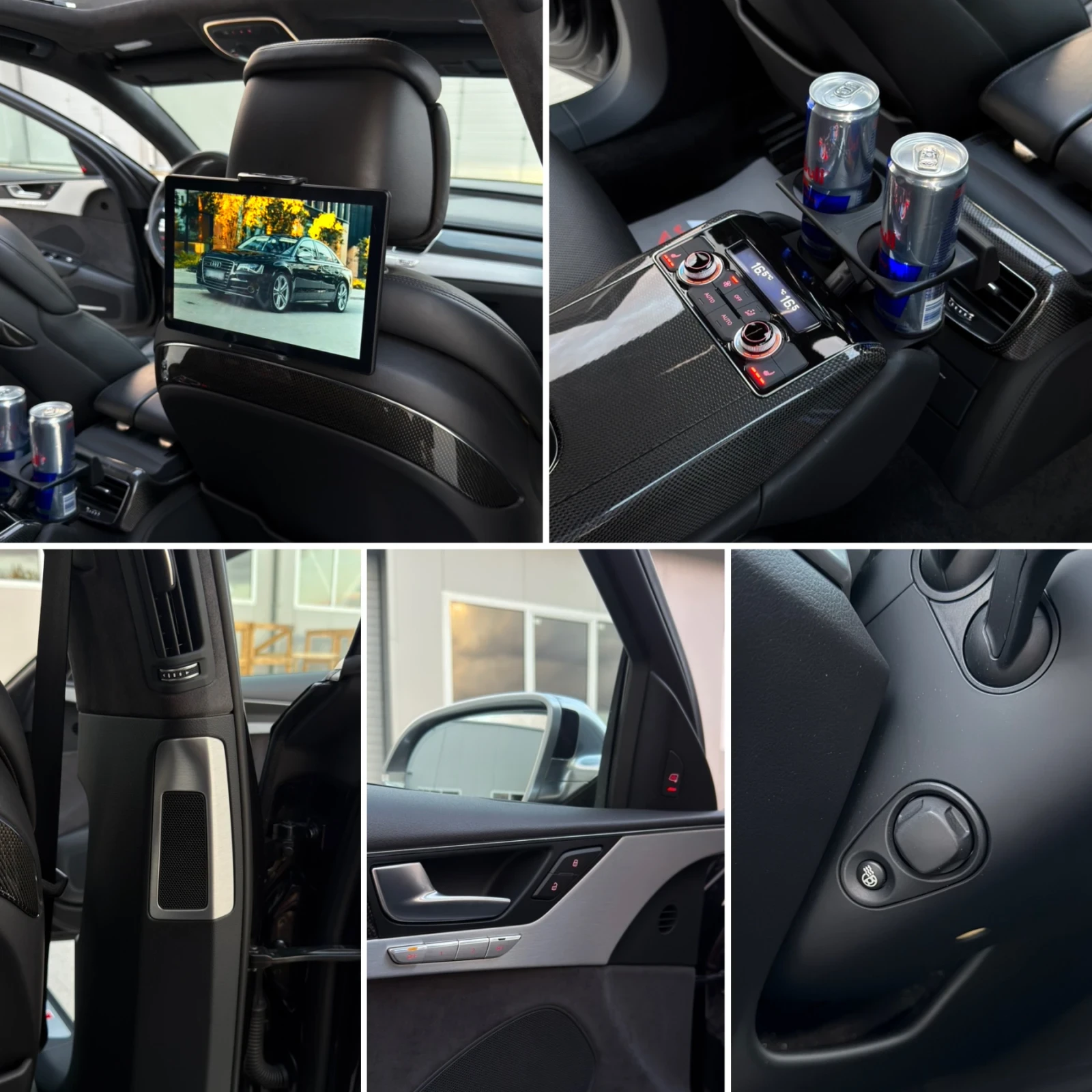 Audi S8 4.0 V8/ 3xTV/ FULL LED/ CARBON/ ALCANTARA/ 8ZF, снимка 11 - Автомобили и джипове - 54766398