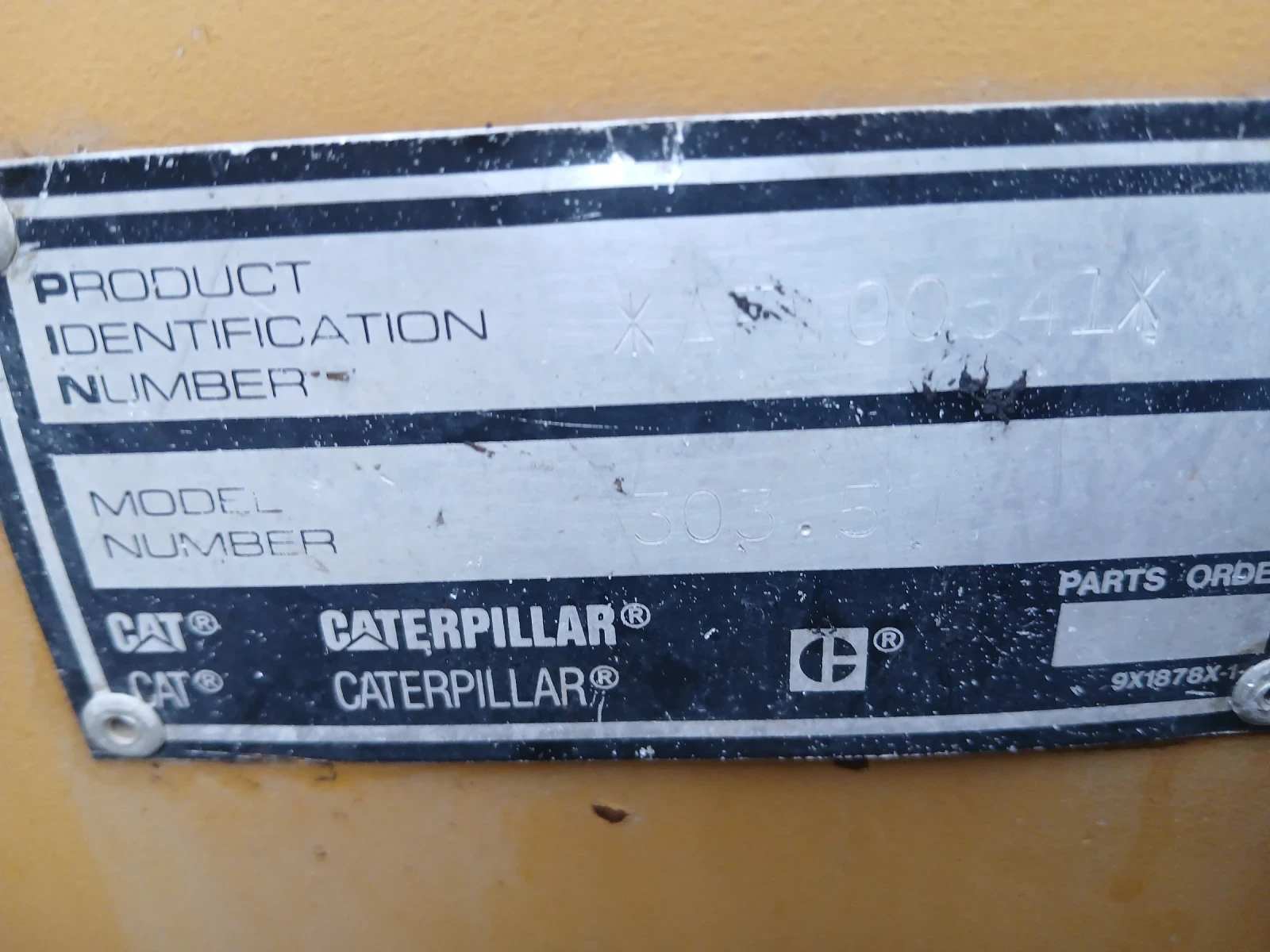Багер Cat 303.5 , снимка 4 - Индустриална техника - 55444057