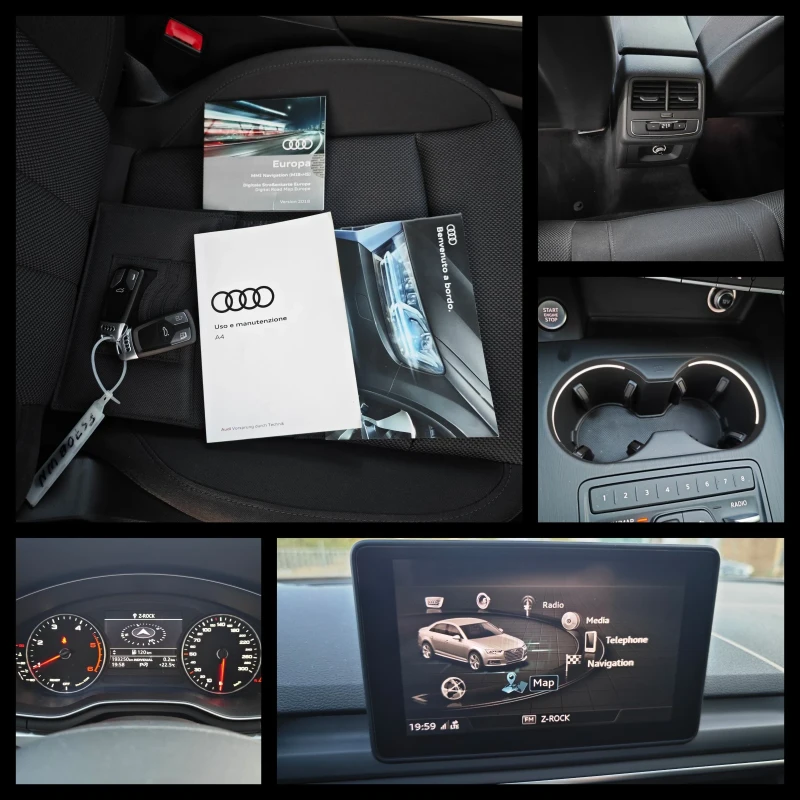 Audi A4 2019 TOP CENA, снимка 16 - Автомобили и джипове - 51476875