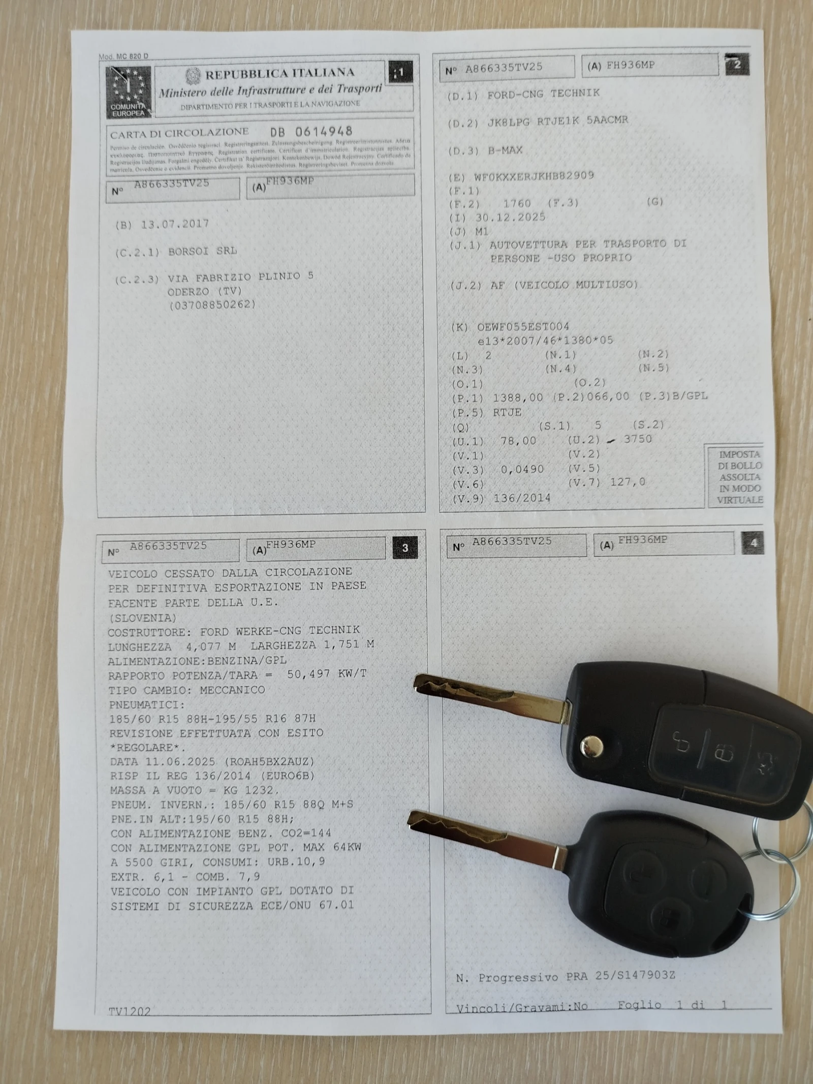 Ford B-Max 1.4ГАЗ-Евро-6, снимка 17 - Автомобили и джипове - 54158678