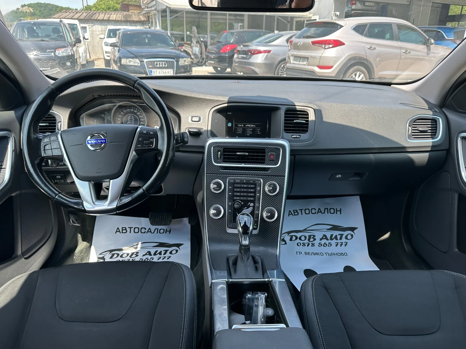 Volvo V60 2.0D-181к.с-FACELIFT-АВТОМАТ-ЛЕД-ПАРКТРОНИК, снимка 12 - Автомобили и джипове - 54791399