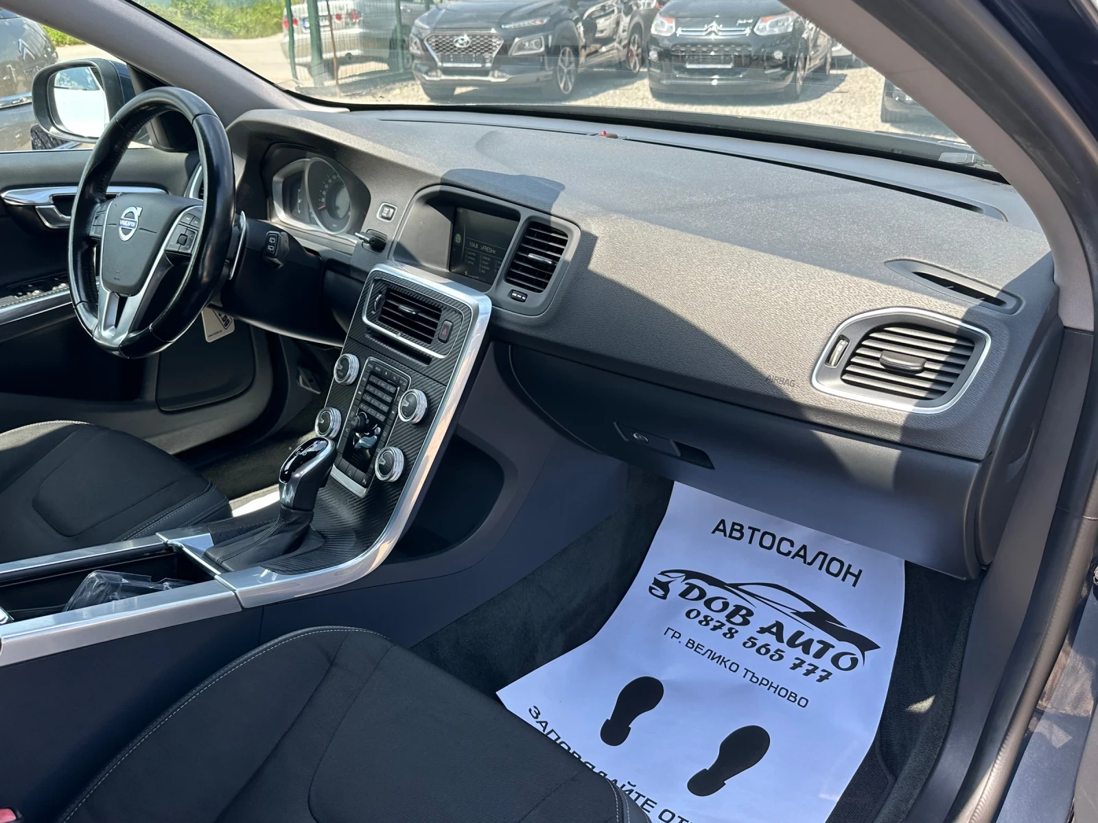 Volvo V60 2.0D-181к.с-FACELIFT-АВТОМАТ-ЛЕД-ПАРКТРОНИК, снимка 15 - Автомобили и джипове - 54791399