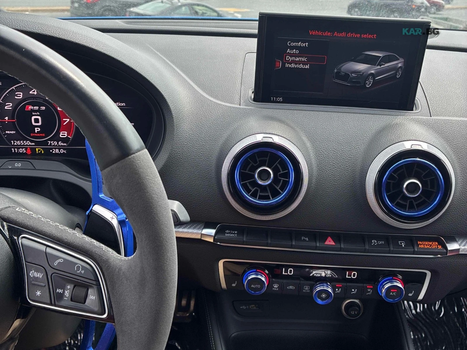 Audi Rs3 DAZA* HEADUP* ПОДГРЕВ, снимка 10 - Автомобили и джипове - 54810906