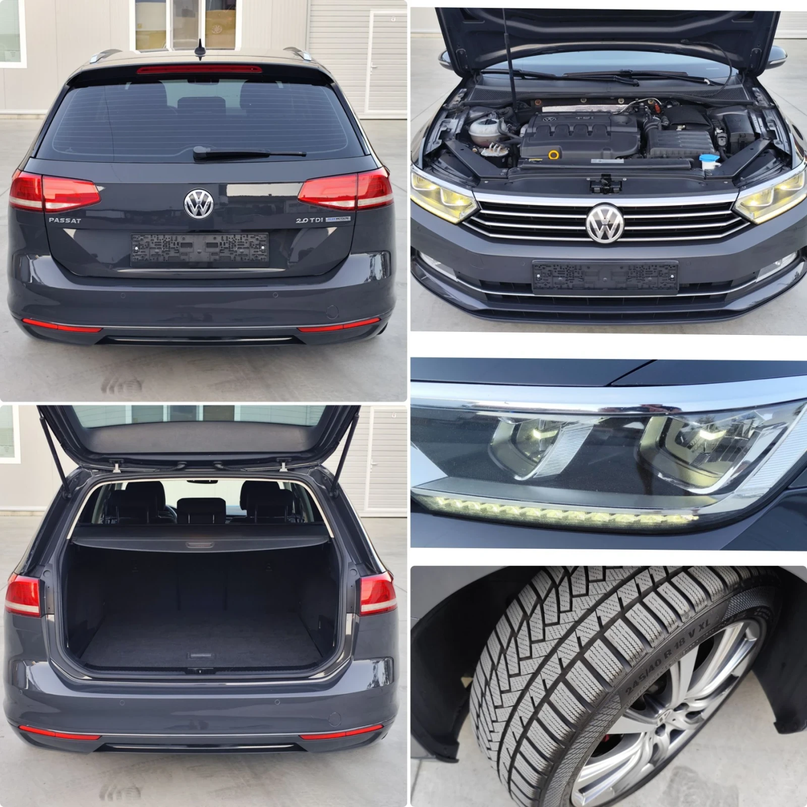 VW Passat 2.0TDI-DSG-LED-NAVI-DISTRONIC-NAVI-LANE-ASSIST, снимка 9 - Автомобили и джипове - 56154228