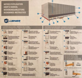 Полуремарке LeciTrailer LiBNER / Платформа + Контейнеровоз , снимка 9