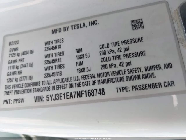 Tesla Model 3 RANGE PLUS RWD PREMIUM LUXURY | Mobile.bg � ����������� 14
