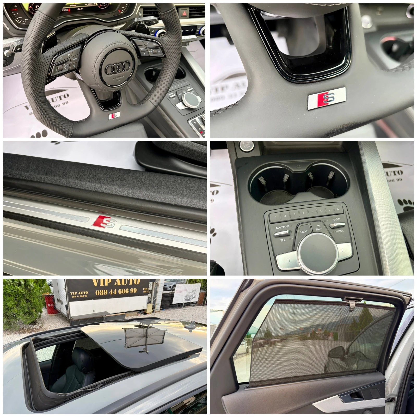 Audi A4 40TDI NARDO-GREY S-LINE MATRIX VIRTUAL COCKPIT, снимка 17 - Автомобили и джипове - 55328568