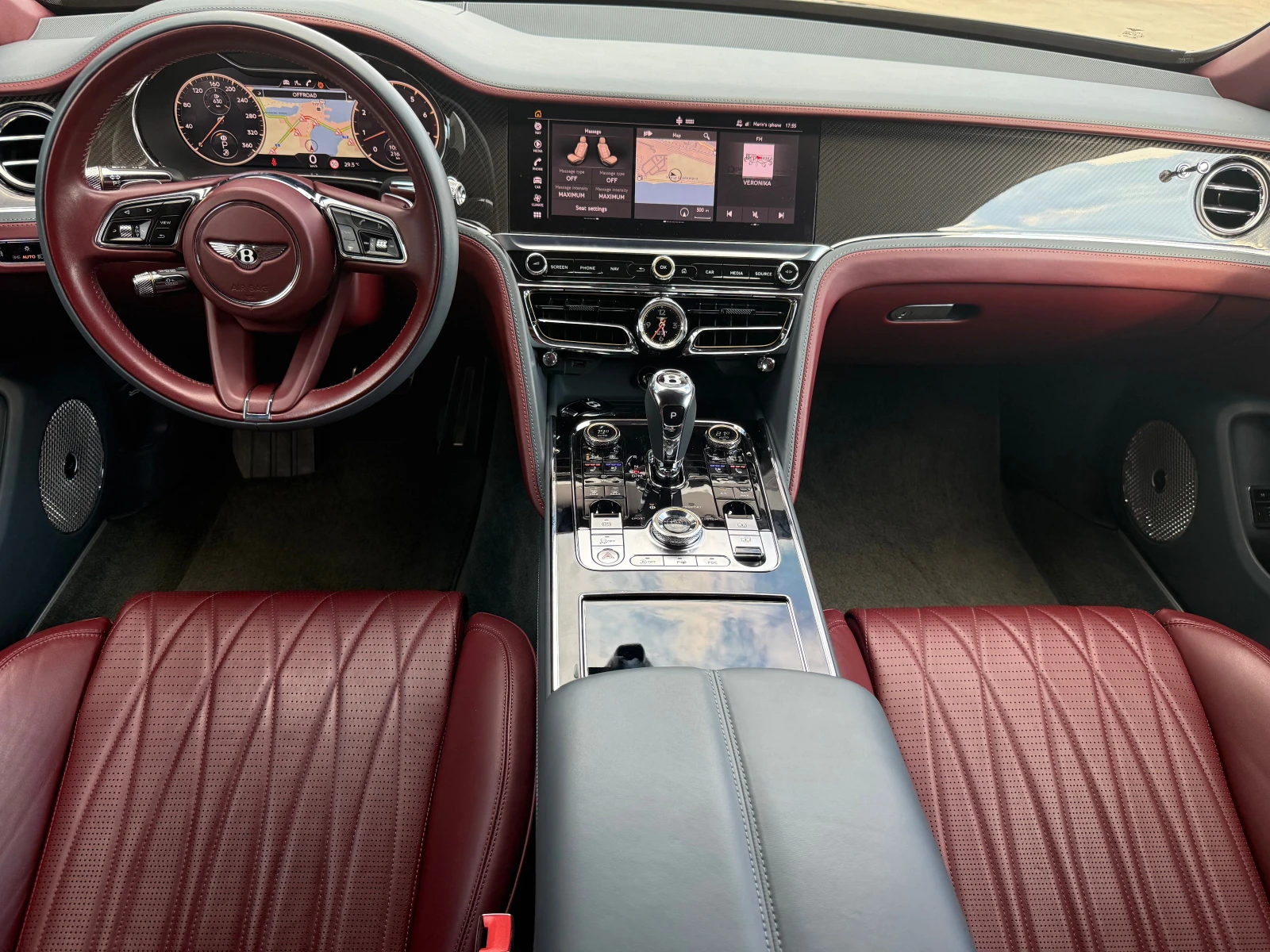 Bentley Flying Spur / W 12 / 21000 км / Soft close / Keyless / Naim /, снимка 13 - Автомобили и джипове - 55953572
