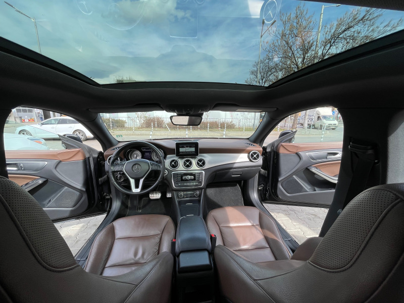 Mercedes-Benz CLA AMG/ Кафяв салон/Панорама/Подгрев/Лед, снимка 9 - Автомобили и джипове - 46239318