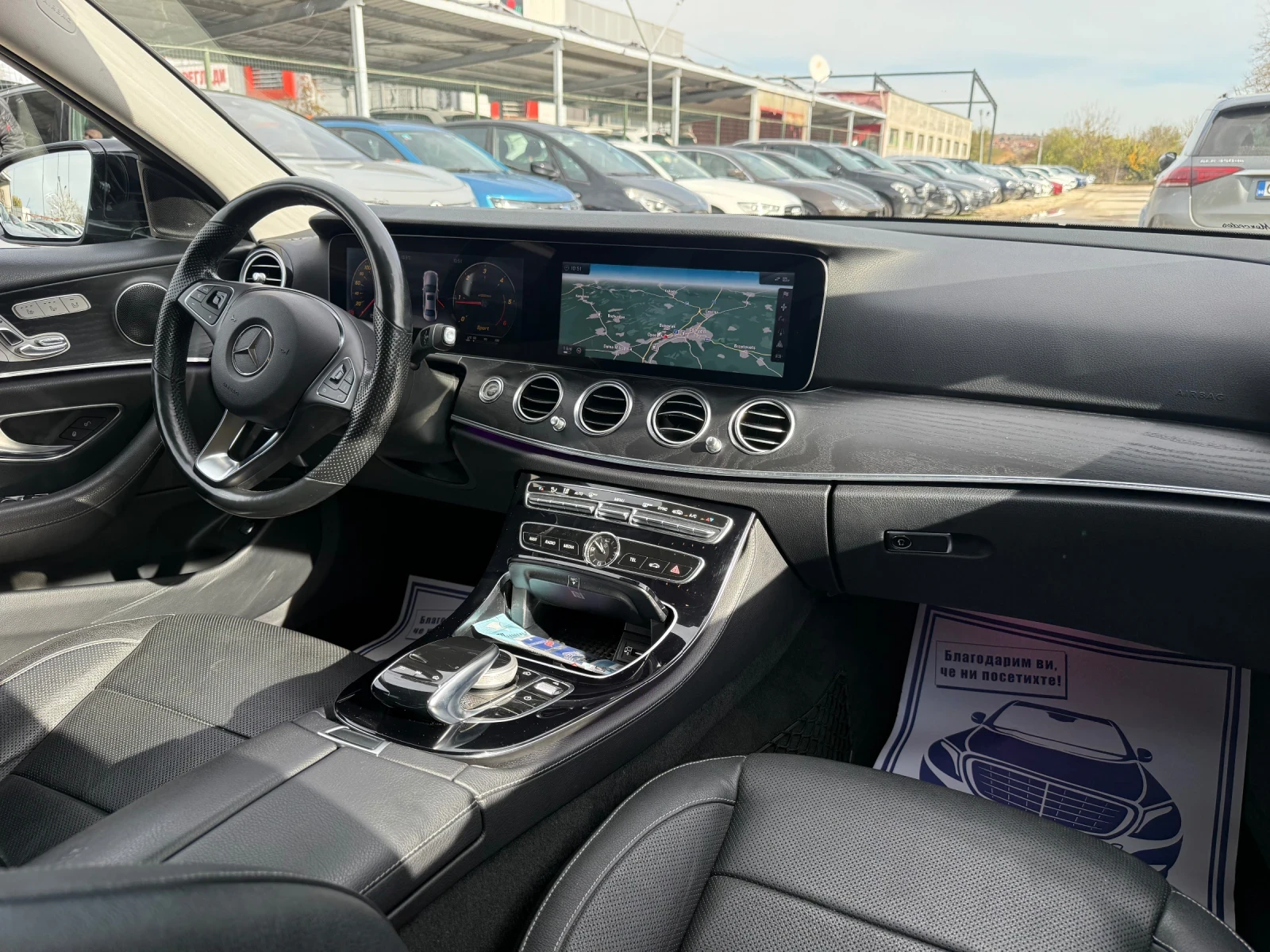 Mercedes-Benz E 220 AMG - HEAD UP - 360 -  | Mobile.bg   11
