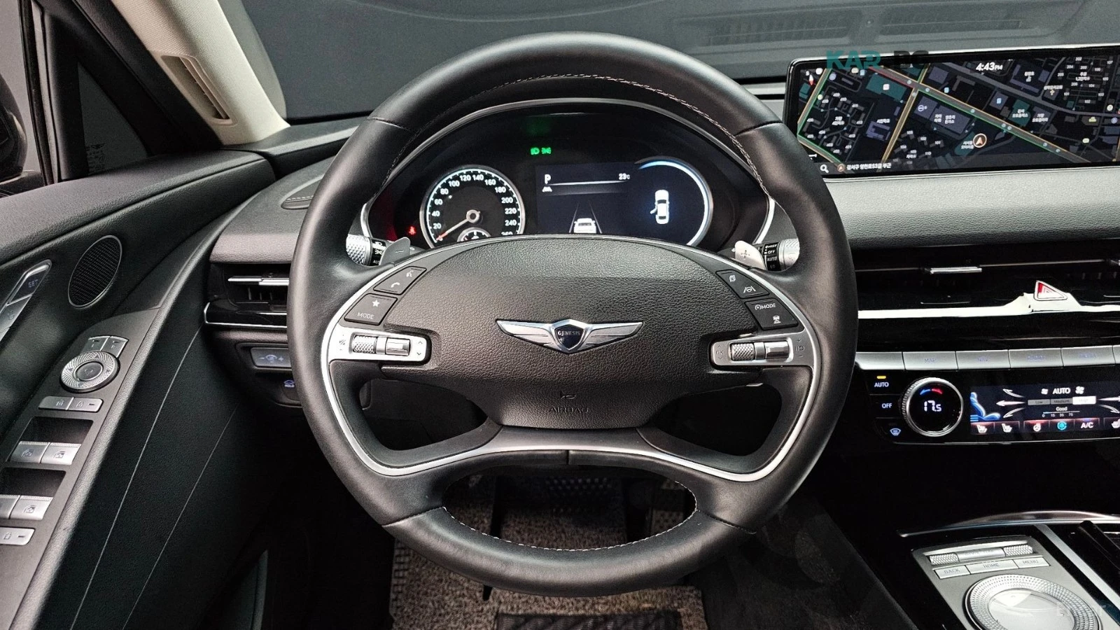 Genesis G80 2.5T* 4WD* КОЖА* ПОДГРЕВ* ОБДУХВАНЕ* КАМЕРА* KEYLE, снимка 13 - Автомобили и джипове - 55301366