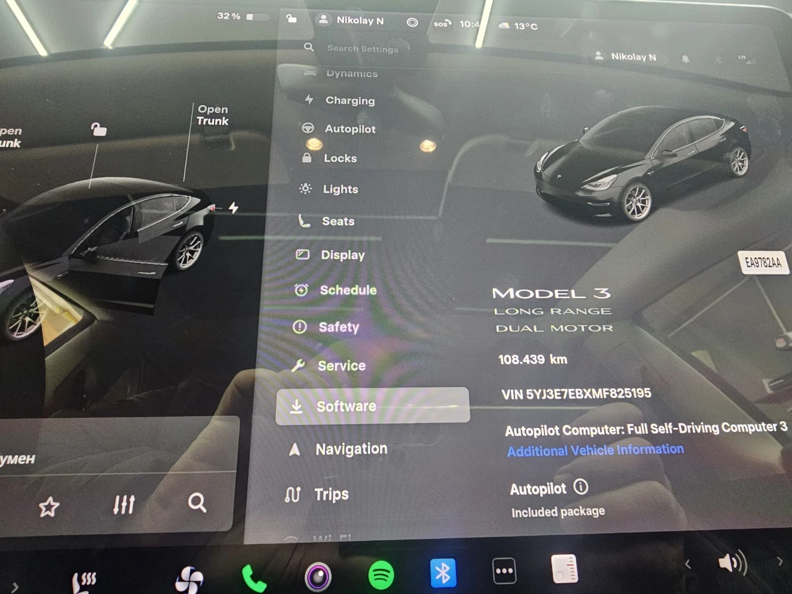 Tesla Model 3 EU DM LR face, снимка 10 - Автомобили и джипове - 55771114