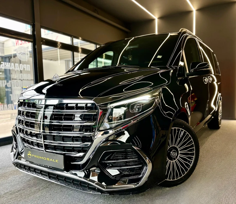 Mercedes-Benz V 300  V220* Maybach* 7-местен* Лизинг* Подгрев, снимка 3 - Автомобили и джипове - 53233913