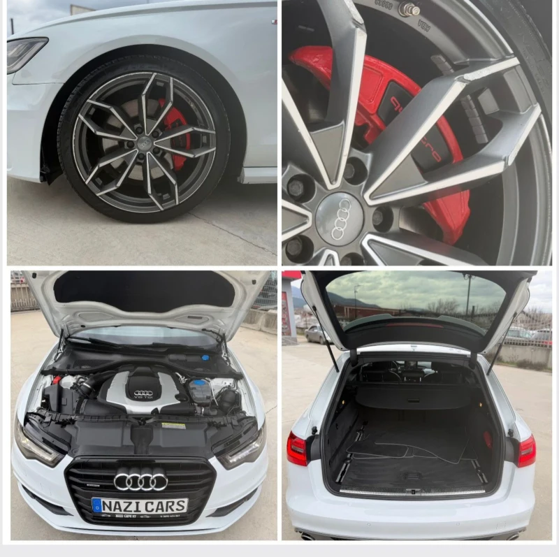 Audi A6 3.0 BI TURBO/ 3xS-LINE/ LED/ QUATTRO/ DISTRONIC, снимка 13 - Автомобили и джипове - 53566972