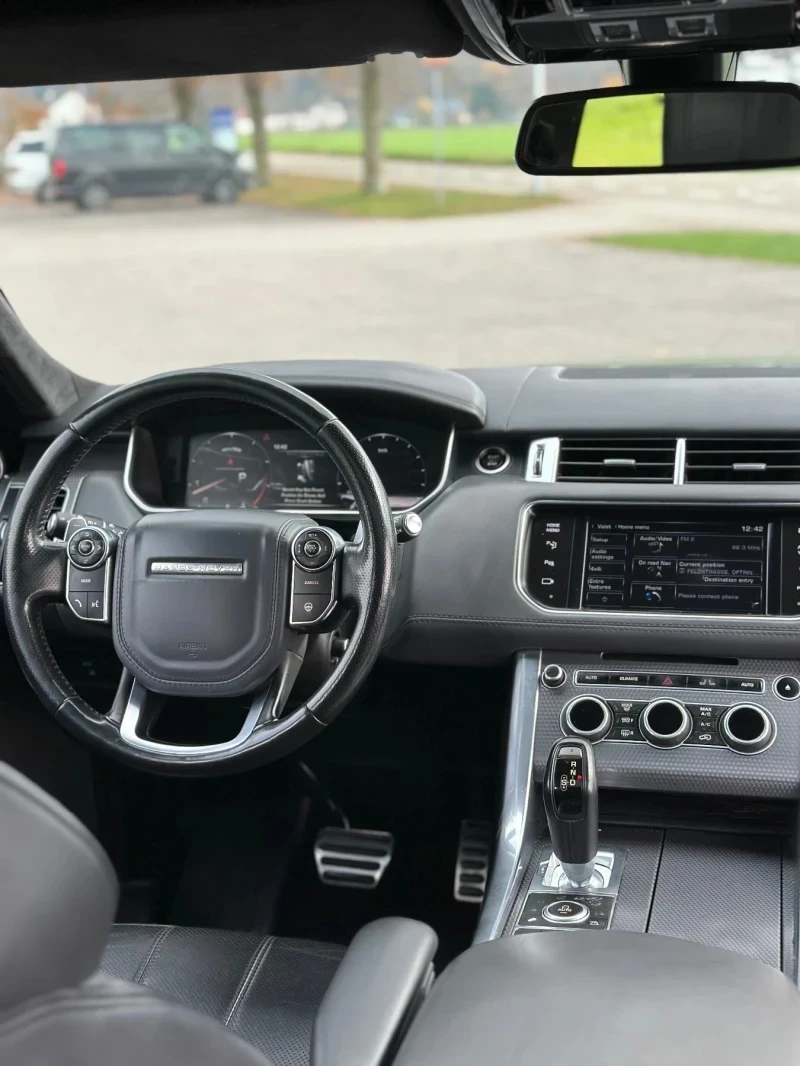 Land Rover Range Rover Sport  Autobiography * Supercharger V8* Carbon* Безупреч, снимка 11 - Автомобили и джипове - 53713867