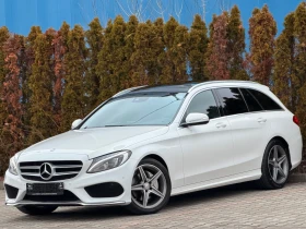 Mercedes-Benz C 220 AMG-LINE-КОЖА-ПАНОРАМА-LED-НАВИ-ЕЛ-БГ-183Х.КМ-НОВА, снимка 1