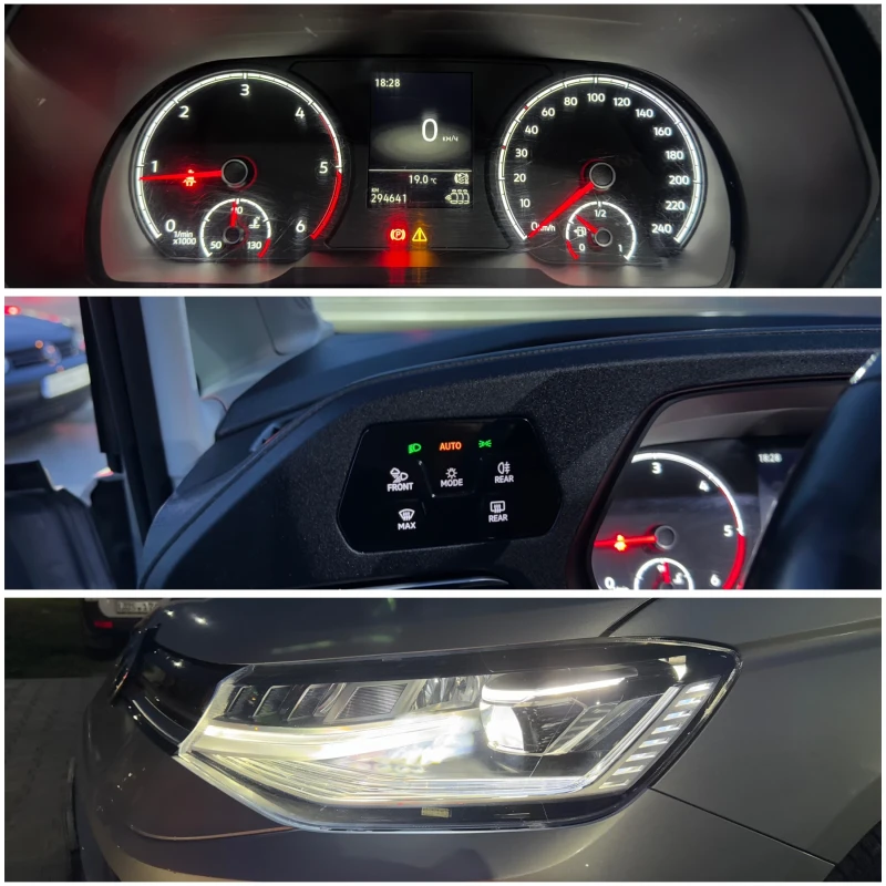 VW Caddy 2.0TDI 122k.c PANO IQ DRIVE LED FULL , снимка 14 - Автомобили и джипове - 51963911