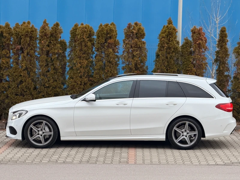 Mercedes-Benz C 220 AMG-LINE-КОЖА-ПАНОРАМА-LED-НАВИ-ЕЛ-БГ-183Х.КМ-НОВА, снимка 8 - Автомобили и джипове - 53420093