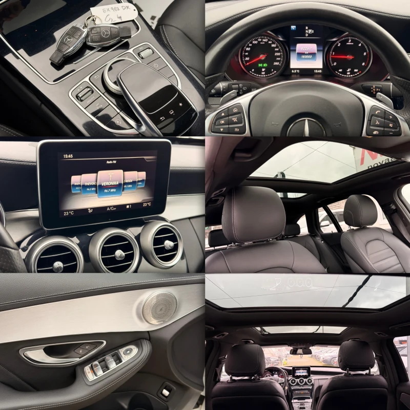 Mercedes-Benz C 220 AMG-LINE-КОЖА-ПАНОРАМА-LED-НАВИ-ЕЛ-БГ-183Х.КМ-НОВА, снимка 16 - Автомобили и джипове - 53420093
