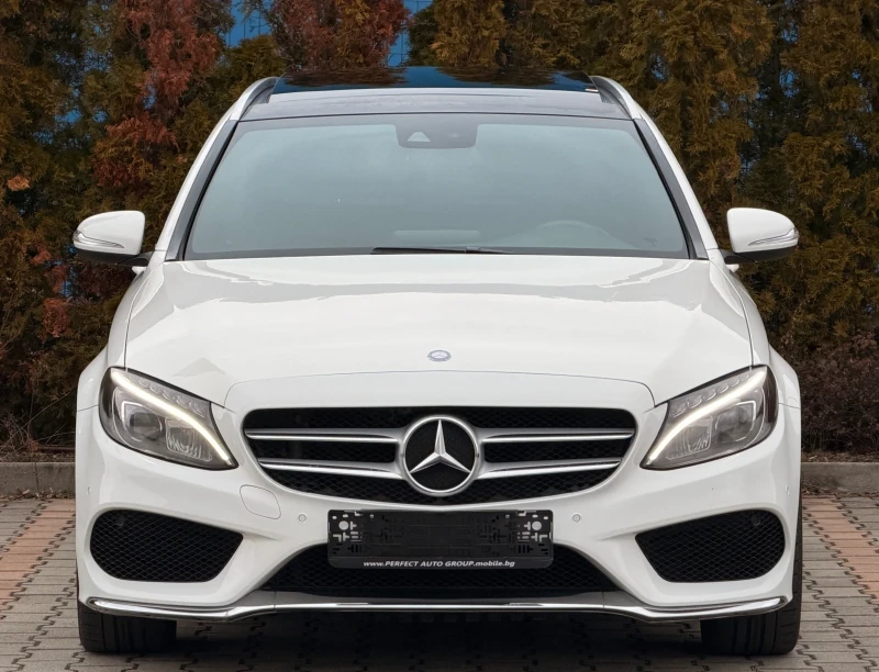 Mercedes-Benz C 220 AMG-LINE-КОЖА-ПАНОРАМА-LED-НАВИ-ЕЛ-БГ-183Х.КМ-НОВА, снимка 7 - Автомобили и джипове - 53420093