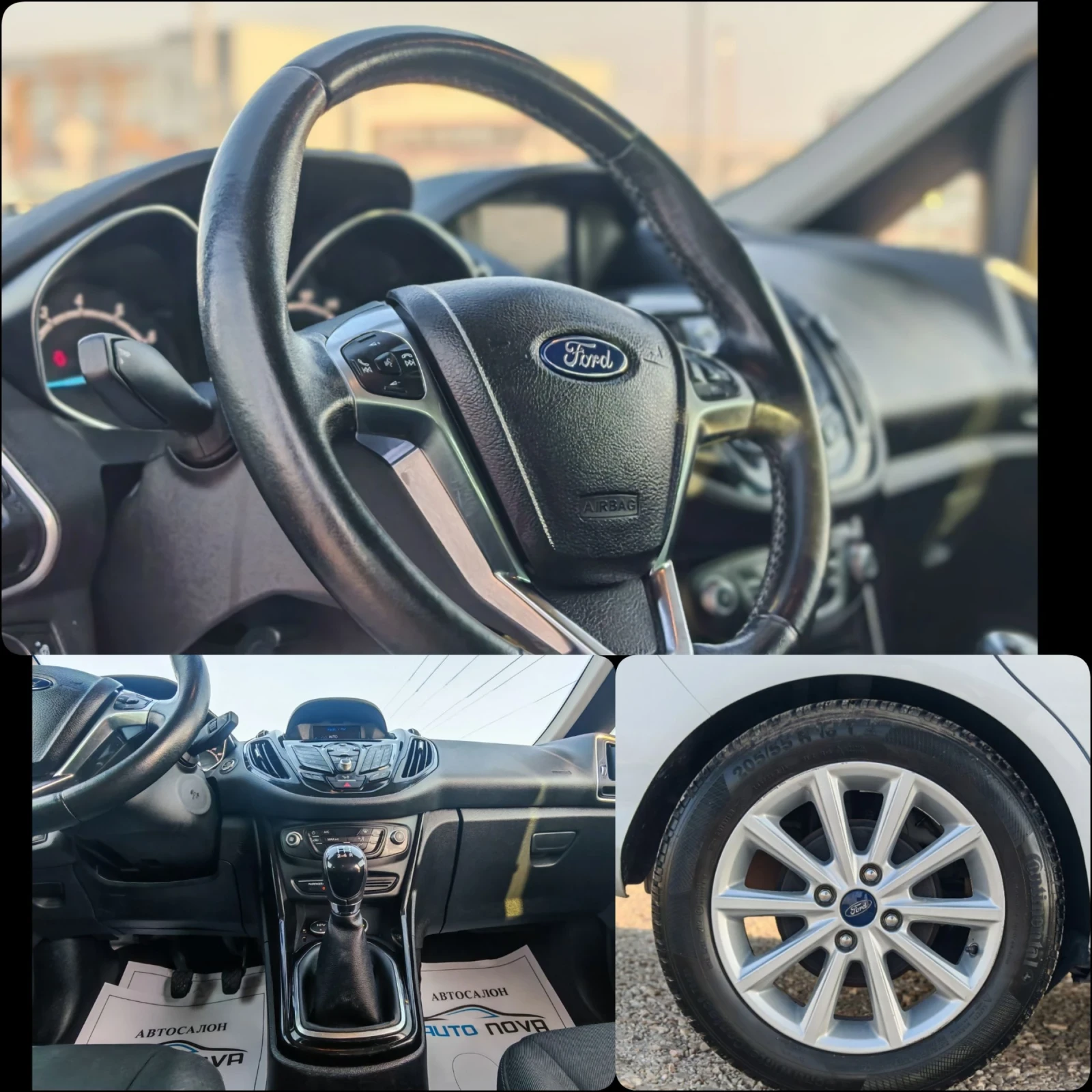 Ford B-Max 1.4 90 К.С. ГАЗ БЕНЗИН! , снимка 14 - Автомобили и джипове - 53866995