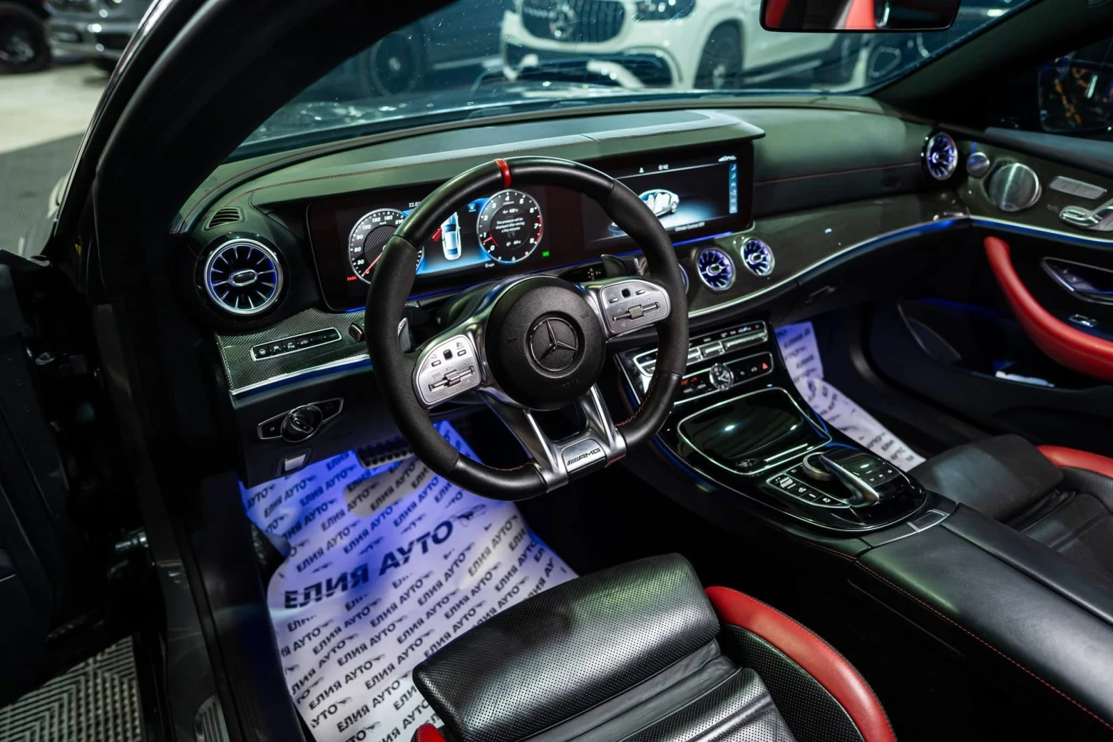 Mercedes-Benz E 53 AMG COUPE LED BURM CARBON РЯДКА КОЖА ЛИЗИНГ 100%, снимка 12 - Автомобили и джипове - 55231192