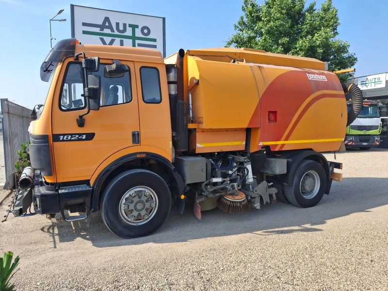 Mercedes-Benz 1824 МЕТАЧНА МАШИНА, снимка 2 - Камиони - 50598991