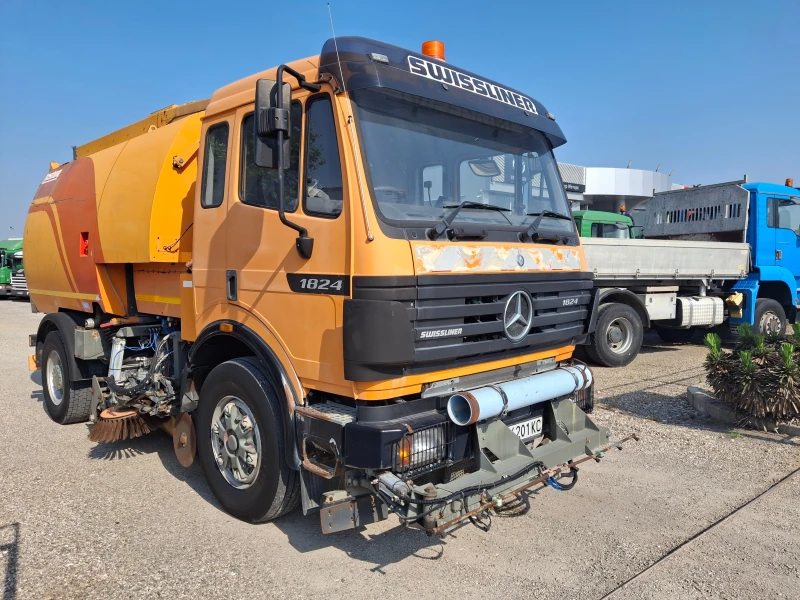 Mercedes-Benz 1824 МЕТАЧНА МАШИНА, снимка 9 - Камиони - 50598991