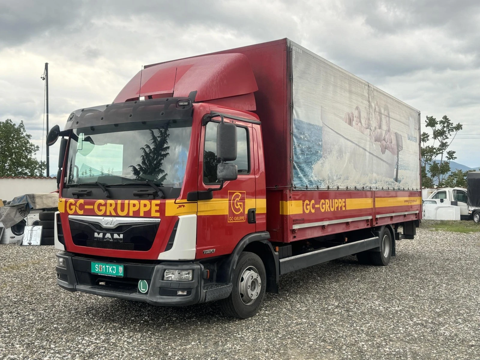 Man Tgl 12.220 Euro 6 Падащ борд Клима  | Mobile.bg — изображение 1
