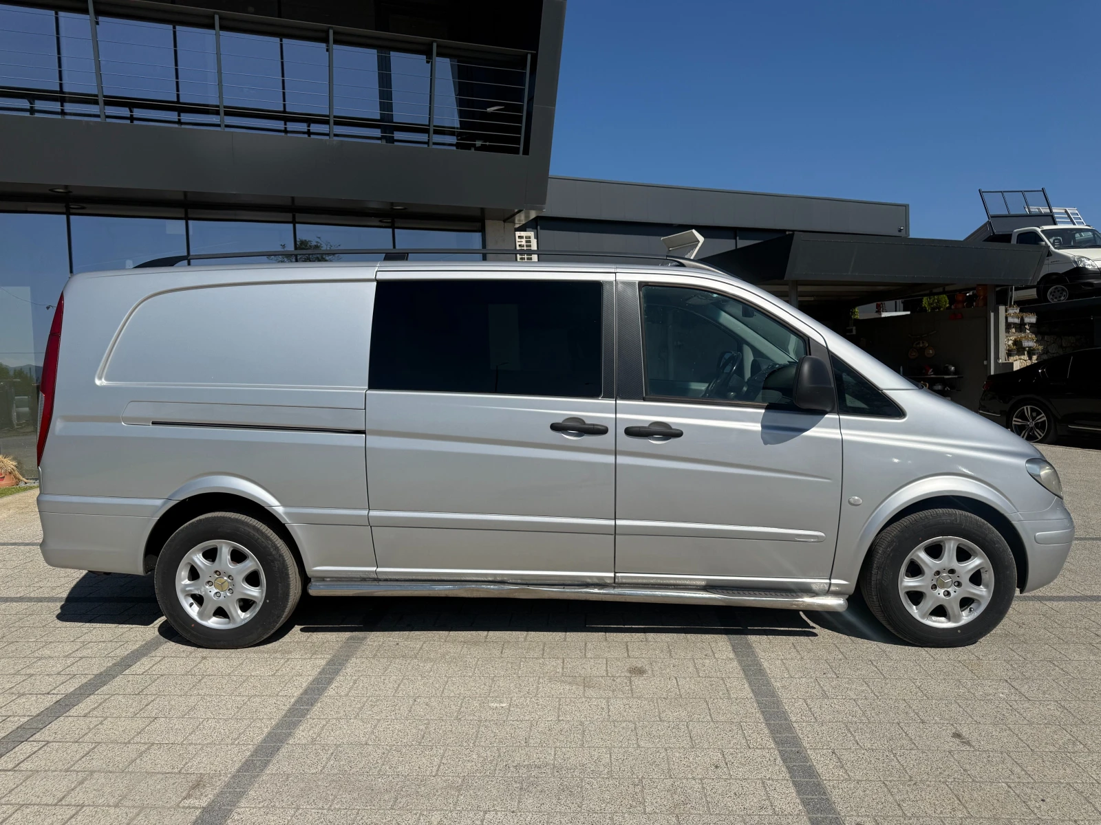 Mercedes-Benz Vito 3.0CDI V6 Товаропътнически 5-местен Long Клима , снимка 8 - Бусове и автобуси - 56007169