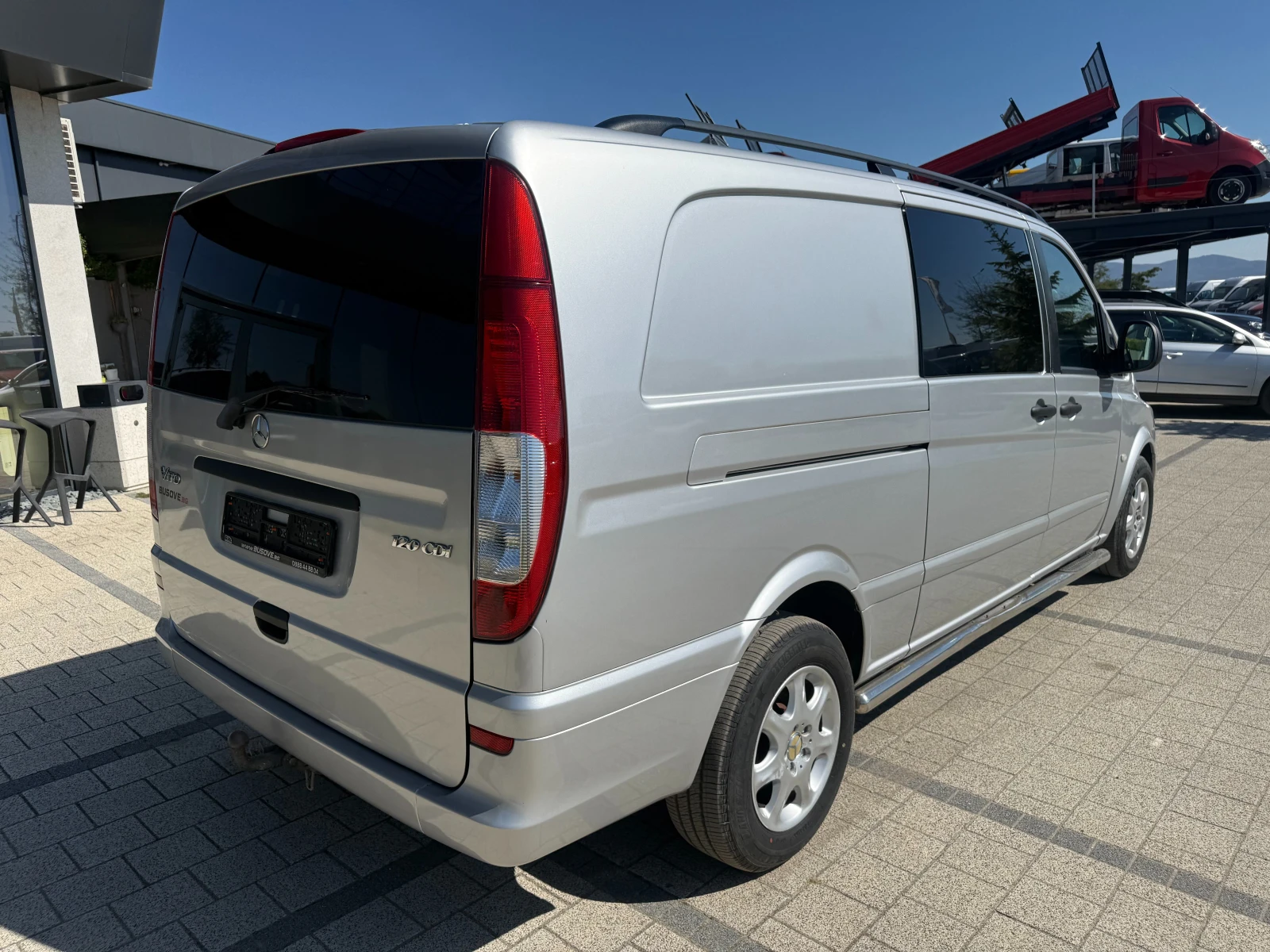 Mercedes-Benz Vito 3.0CDI V6 Товаропътнически 5-местен Long Клима , снимка 7 - Бусове и автобуси - 56007169