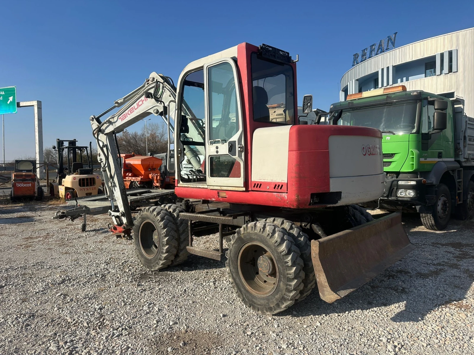 Багер Takeuchi 8-Тона, TB070W, Внос, ,  - изображение 6