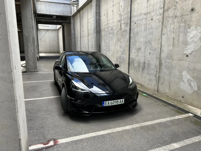 Tesla Model 3 Long Range (FSD + AB), Активна Гаранция, снимка 1 - Автомобили и джипове - 47636830