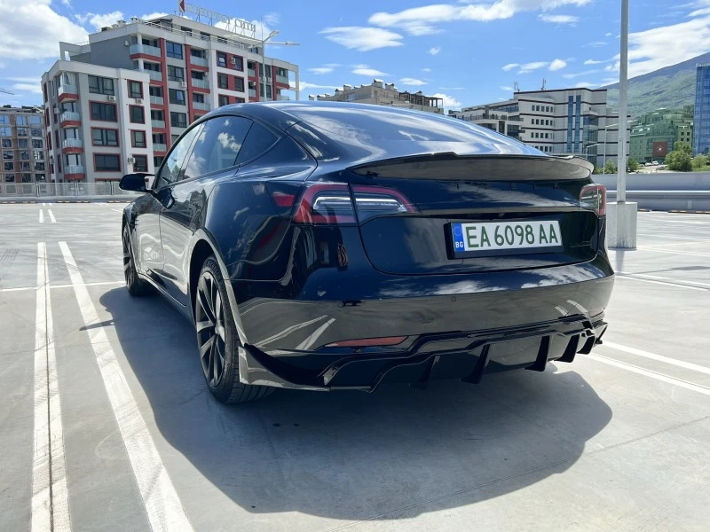 Tesla Model 3 Long Range (FSD + AB), Активна Гаранция, снимка 6 - Автомобили и джипове - 47636830