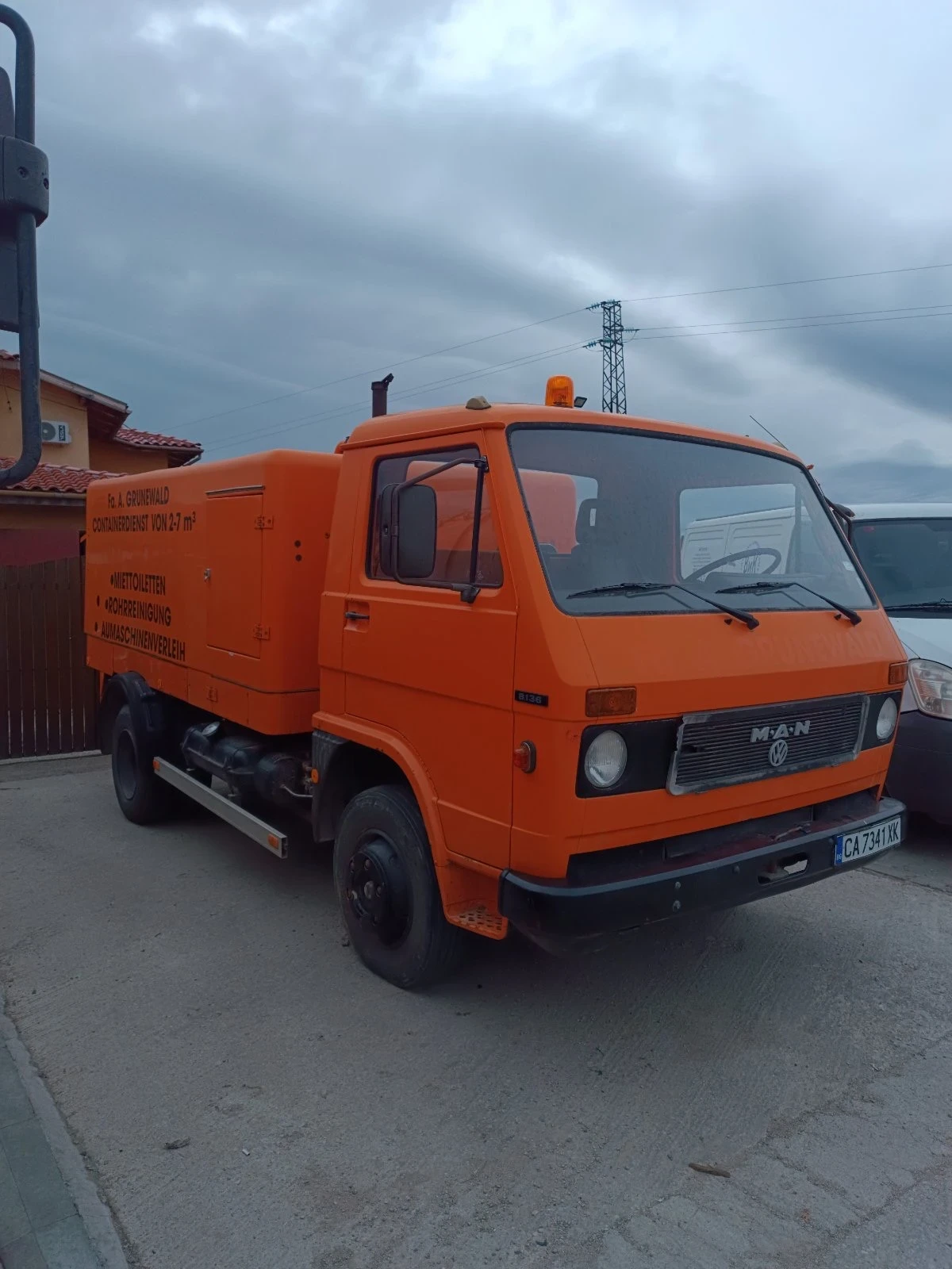 Man 8.136 Каналопочистваща машина